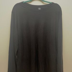 Black athletic shirt